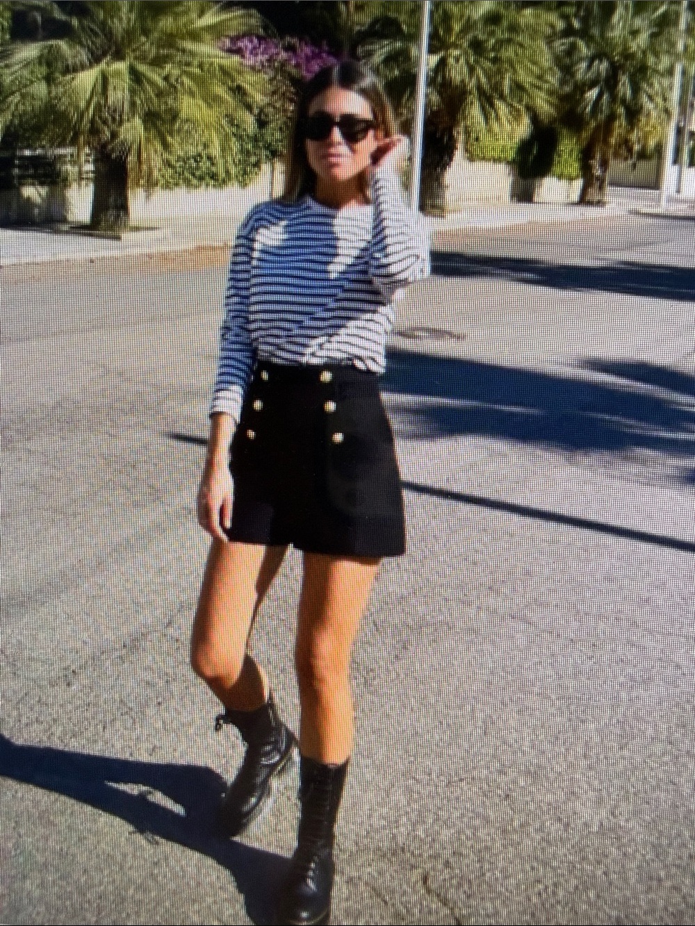 NWT Zara Black High-Waist Sailor Gold Button Hottie SHORTS Nautical Fun Summer S - Picture 4 of 16